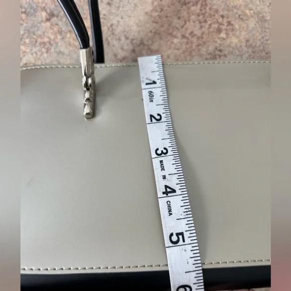 Beijo Y2K Frosty Silver color with Black Shoulder Purse - Picture 6 of 14